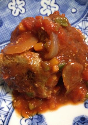 煮込みハンバーグ-レシピのメイン写真