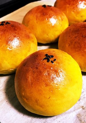 かぼちゃあんぱん-レシピのメイン写真