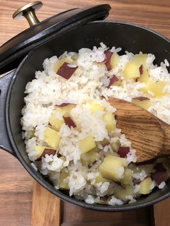 もっちり美味しい!塩麹入りさつま芋ご飯-レシピのメイン写真