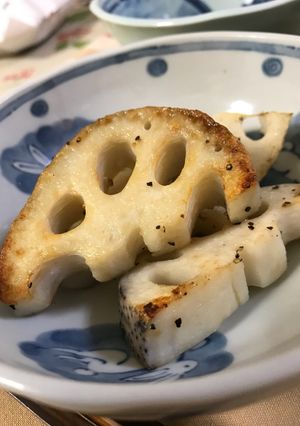 手軽に簡単で旨い♡厚切り蓮根ステーキ〜♫-レシピのメイン写真