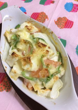 ヘルシーはんぺんで、グラタン風。-レシピのメイン写真