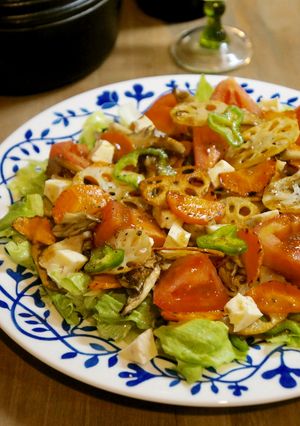 焼き野菜&生野菜＊ミックスサラダ-レシピのメイン写真