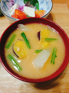 かぶとさつまいもの味噌汁-レシピのメイン写真