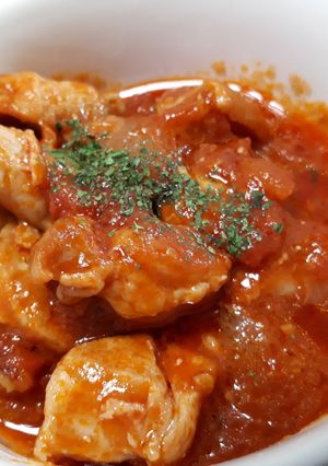 鶏肉のトマトケチャップ煮-レシピのメイン写真