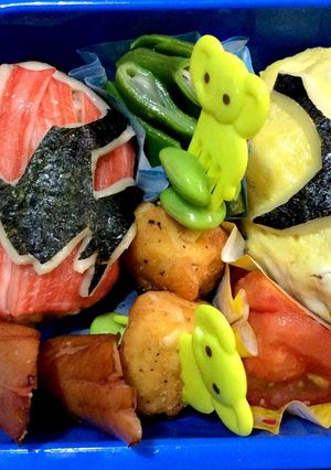 キャラ弁 キュウレンジャー-レシピのメイン写真