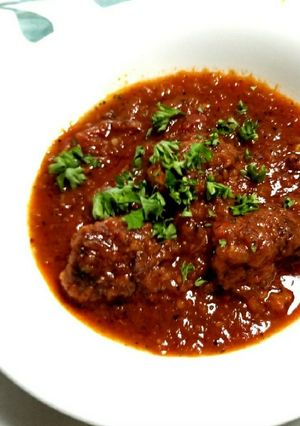 ミートボールのトマトソース煮込み-レシピのメイン写真