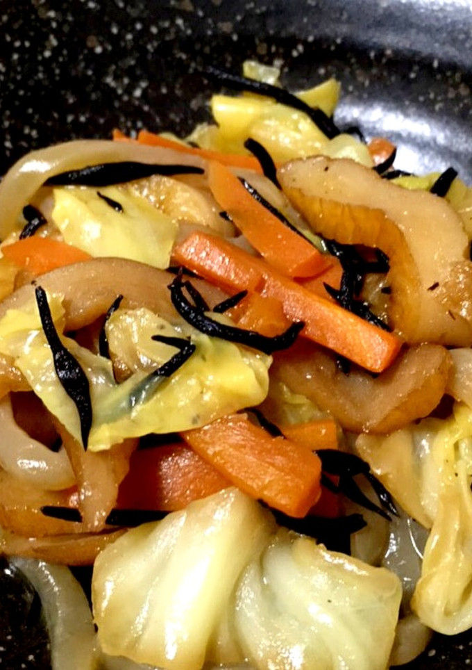 万能選手！キャベツと揚げかまぼこの炒め煮-レシピのメイン写真