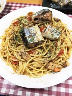 簡単!缶詰でさんまのペペロンチーノ-レシピのメイン写真