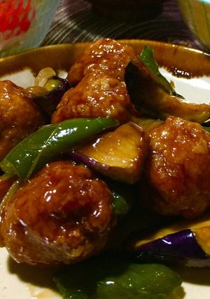 肉団子と野菜のオイスター炒め！-レシピのメイン写真