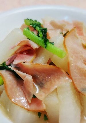 味付け簡単♪【大根とハムの洋風煮物】-レシピのメイン写真