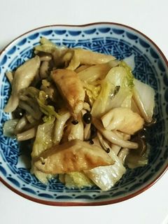 白菜と笹かまの炒め煮-レシピのメイン写真