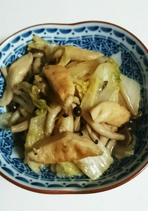 白菜と笹かまの炒め煮-レシピのメイン写真