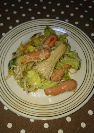残ってる野菜のウィンナー炒め-レシピのメイン写真