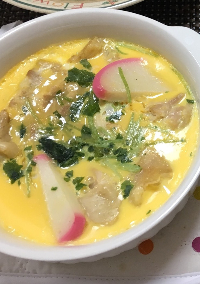 簡単！チンするだけで茶碗蒸し風！-レシピのメイン写真