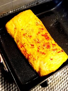 食べるラー油でだし巻き玉子!-レシピのメイン写真