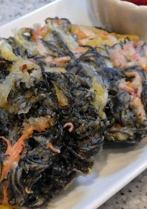 もずくたっぷりのかき揚げ-レシピのメイン写真