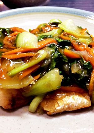 簡単☆鯖のとろ〜り野菜あんかけ-レシピのメイン写真