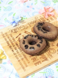 米粉のチョコ焼きドーナツ-レシピのメイン写真