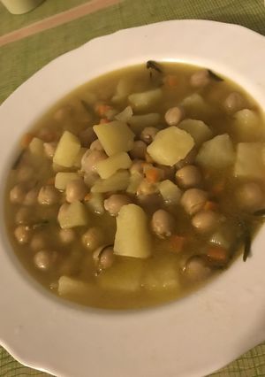ひよこ豆とじゃが芋のスープ-レシピのメイン写真