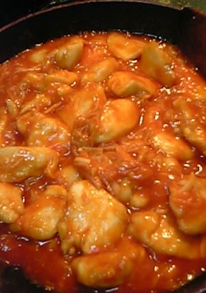 フライパンひとつで☆チキンのチリソース煮-レシピのメイン写真