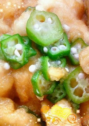 揚げ鶏おくらみぞれ和え-レシピのメイン写真