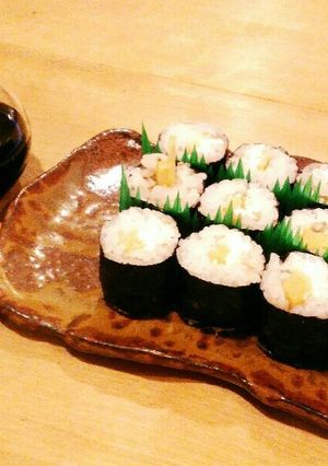 ☆いぶりがっことクリームチーズの細巻き☆-レシピのメイン写真