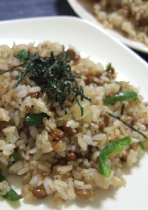 香ばしい＆やみつき☆納豆チャーハン-レシピのメイン写真