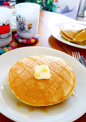 昔懐かし喫茶店のホットケーキ-レシピのメイン写真