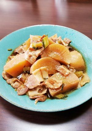 大根と豚バラ肉の炒め煮-レシピのメイン写真