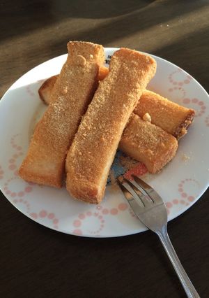 食パンからきな粉揚げパン！-レシピのメイン写真