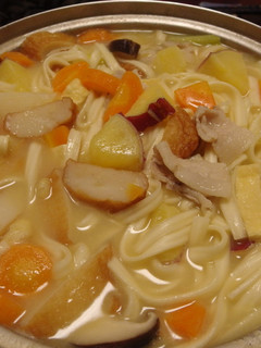 茹でずにIN!乾麺でWさつま煮込みうどん-レシピのメイン写真
