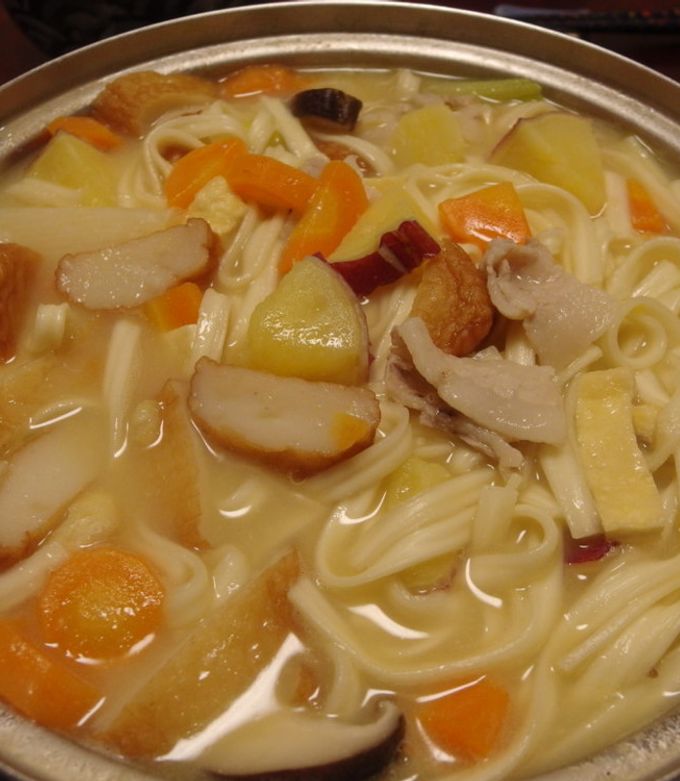 茹でずにIN！乾麺でWさつま煮込みうどん-レシピのメイン写真