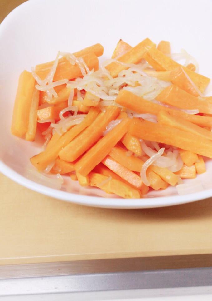 しらたき にんじんのごま油炒め-レシピのメイン写真
