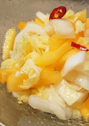柿と白菜の簡単サラダ-レシピのメイン写真