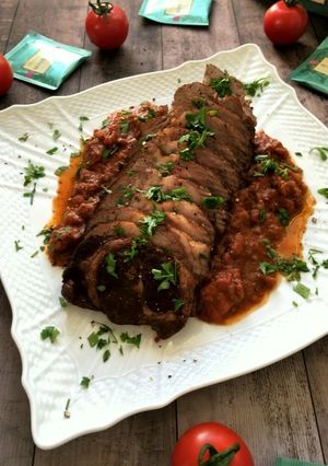 トマトと紅茶でしっとりおいしい豚肉煮-レシピのメイン写真