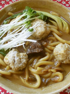 肉団子カレーうどん!-レシピのメイン写真