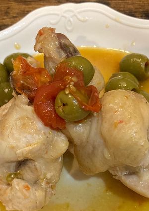鶏手羽元のオリーブ煮2-レシピのメイン写真