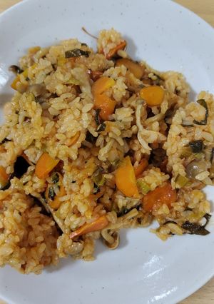 鍋で炊くケチャップライス-レシピのメイン写真