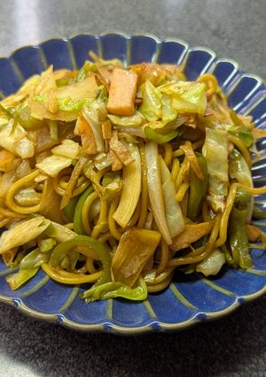 夏にぴったり！ラー油焼きそば-レシピのメイン写真