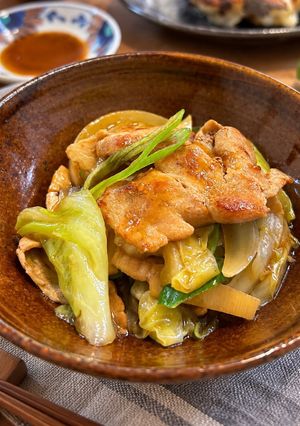たけのこシャキシャキ!豚バラとキャベツの中華炒め-レシピのメイン写真
