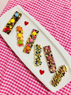 バレンタインに♪型不要!スティックチョコ-レシピのメイン写真