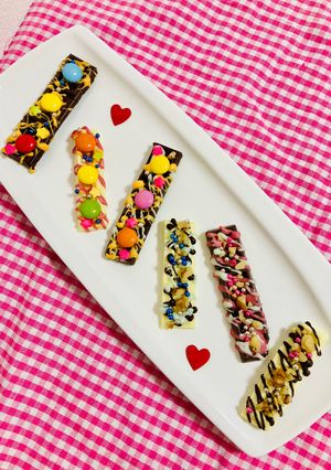 バレンタインに♪型不要！スティックチョコ-レシピのメイン写真