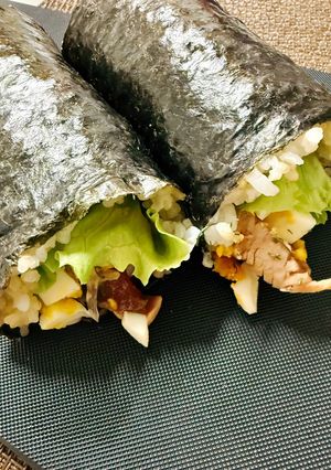 お久しぶり〜ねの鰹の恵方巻き😻-レシピのメイン写真