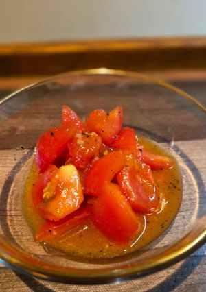 簡単！料理に合わせて味変＊トマトのマリネサラダ-レシピのメイン写真
