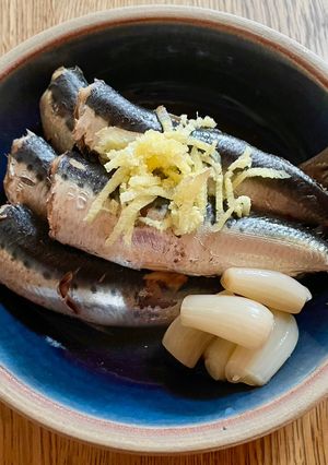 イワシのらっきょう漬け汁煮-レシピのメイン写真