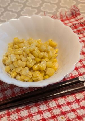バターコーン（マーガリンでも！）-レシピのメイン写真
