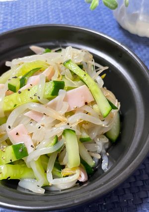 簡単！浅漬けの素できゅうりともやし和え-レシピのメイン写真
