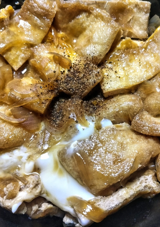 京あげの卵とじ丼-レシピのメイン写真