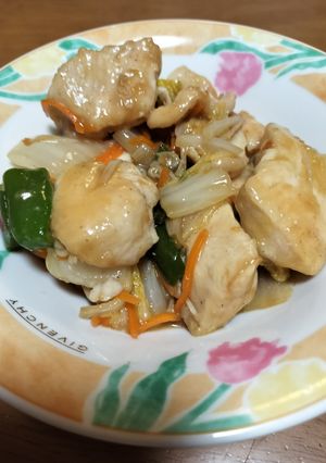 鶏むねのオイスター炒め-レシピのメイン写真
