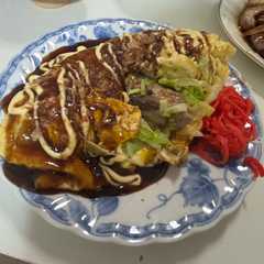 รูปของ カツオで!!ヘルシー◎とん平焼き